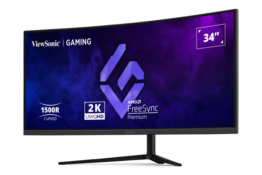 Viewsonic Monitor Gaming VX 34'' 2K VA Curved 180hz HDR10 VX3418C-2K