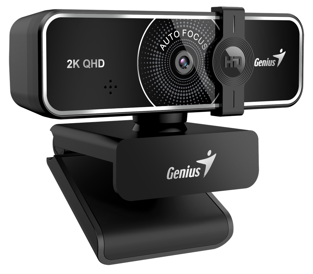 Genius PC Web Camera 2K with Tripod, AF USB-A+C FaceCam 3000AF