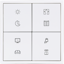 HDL Panel TILE SERIES Ivory White 8 Button V2.1
