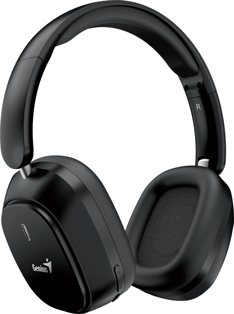 Genius Mobile Headphones Over Ear Bluetooth Foldable HS-820BT Black