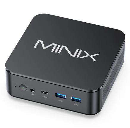 MINIX Mini PC Ryzen5 6600H 16GB DDR5 512GB SSD, 2.5GbE, HDMI/DP/USB-C, Win11 Pro NR660LP