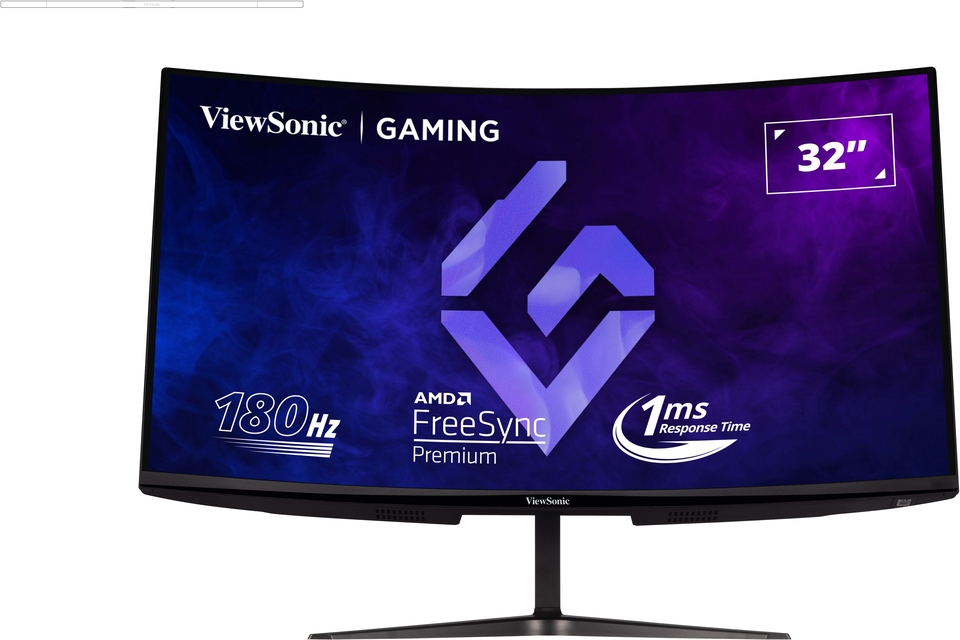 Viewsonic Monitor Gaming VX 32'' 2K VA Curved 180hz HDR10 VX3218C-2K
