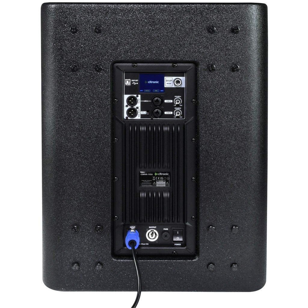 Citronic CORVA-15SA 15'' Active Subwoofer 2400W with DSP 178.925UK