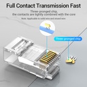Vention NETWORK Connectors CAT6A UTP Modular Plug IDGR0-10 (10 Pack)