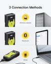 Inateck Barcode Scanner CMOS 1D/2D Wireless 2.4GHz/Bluetooth USB-A 1200mAh Portable BCST-42 Green