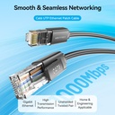 Vention NETWORK Cable CAT6 UTP 25.0m Black IBRBS