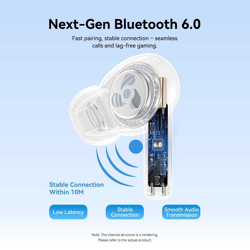 Vention Earphones BT TWS InEar ANC +Wireless Charging ECHO LITE E11 Pro Black NBVB0-Pro