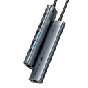 Vention HUB USB-C 1xUSB-C 3.2/2xUSB3.0/HDMI 4K60Hz/Gb/PD TGNHB