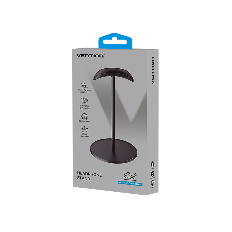 Vention AUDIO Headphone Stand Premium ABS + Rubber-Coated Metal KSOB0
