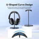 Vention AUDIO Headphone Stand Premium ABS + Rubber-Coated Metal KSOB0