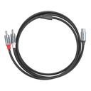 Vention AUDIO CONVERTER USB-C to 2RCA Male Cable 1.0m BIKHF