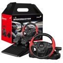 Genius Gaming Wheel Vibration-Gears-2xFoot Pedals PC/PS3/PS4 SpeedMaster