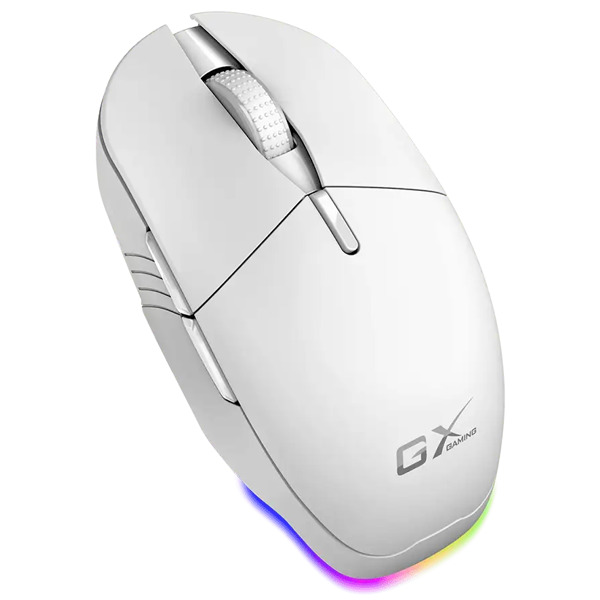 Genius Gaming Mouse Wireless+BT Recharg RGB AI 3200DPI Scorpion M8250 White