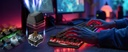 Genius Gaming Keyboard Mechanical Full Size Backlit Brown Switches K12