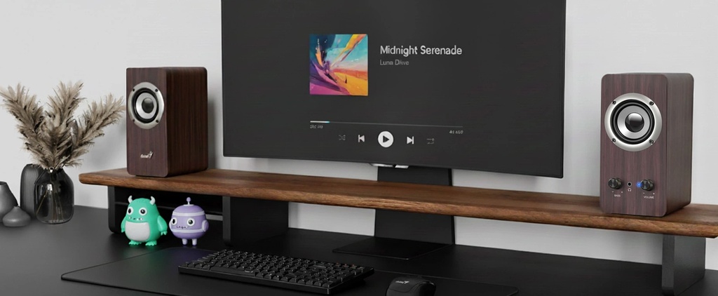 Genius PC Speakers 2.0 10W SP-HF400 Pine Wood