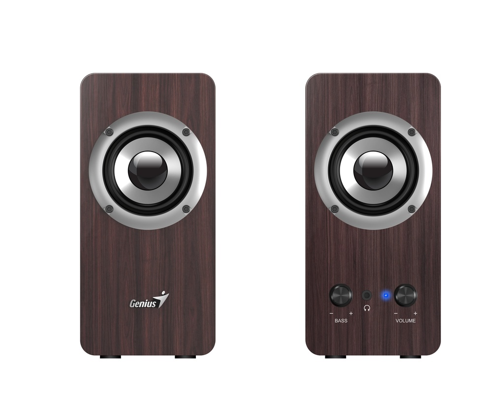 Genius PC Speakers 2.0 10W SP-HF400 Brown Wood