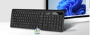 Genius Keyboard Wireless AI Chocolate Keys + 8 Hot Keys SlimStar 7230 English