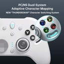 Thunderobot PC Gamepad Wireless G80 ThunderSwap ,Dual TMR Triggers, Optical Buttons, 1000Hz Polling Rate, RGB Backlight