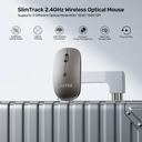 Unitek Mouse Wireless 2.4GHz SlimTrack T060 Space Grey