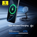 Baseus Charger Desktop Wireless 15W Qi2 Incl Cable+20W Charger ENERFILL FF11