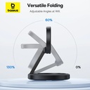 Baseus Charger Desktop Wireless 15W Qi2 Incl Cable+20W Charger ENERFILL FF11