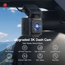 Baseus Car Dashcam Front 3K GPS+Solar PrimeTrip VD1 Black