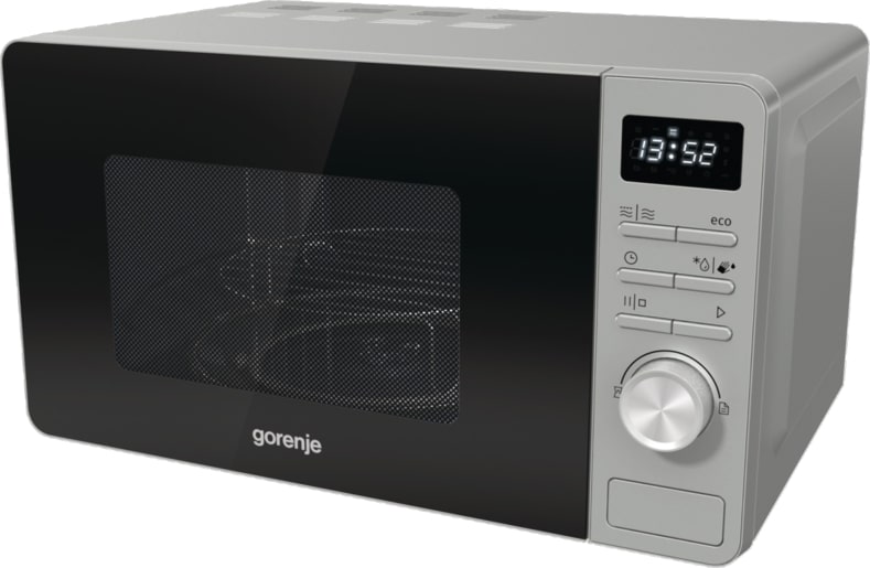 Gorenje Kitchen Microwave Oven 800W + Grill 1000W 23L 11 Programs Digital Screen MO23A4X Inox