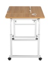 Lumivida Computer Tray Desk Mobile Height & Width Adjustable 60x80cm FWS10-1