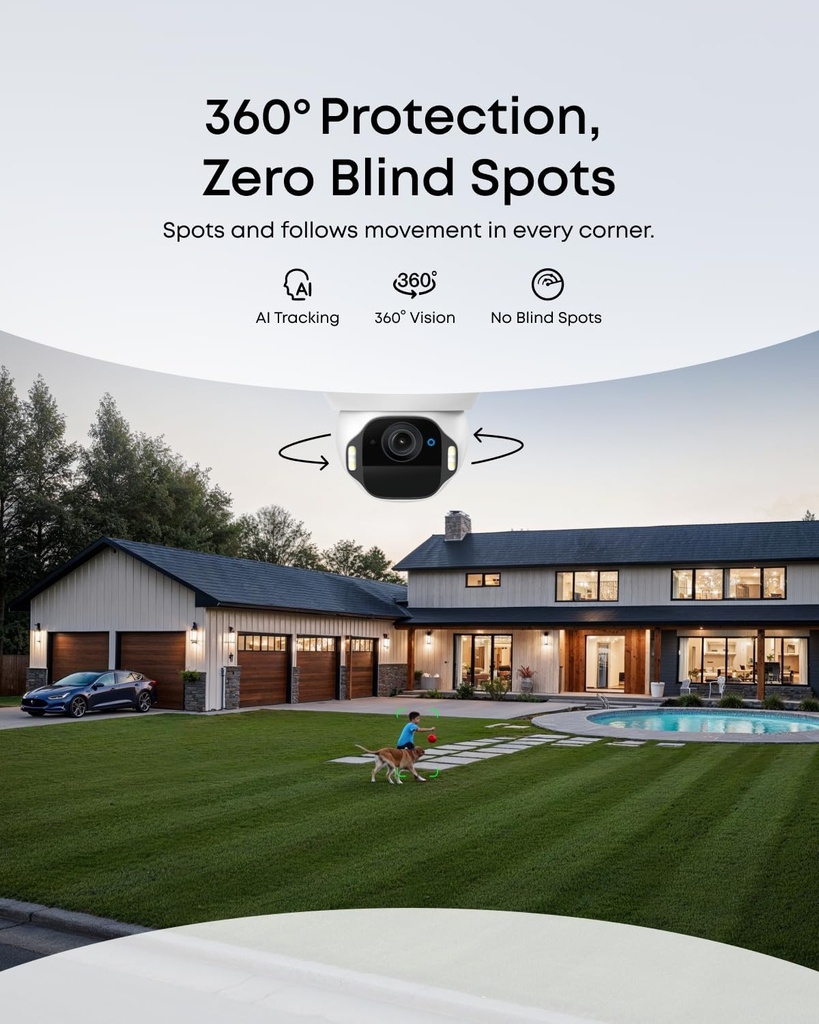 Anker Eufy Security Camera Kit E42 2 x 4K PTZ + Solar Panel + HB3