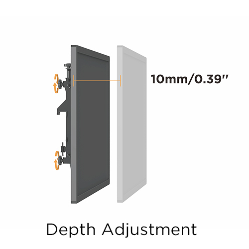 Brateck Video Wall FloorStand 4x4 60x40 50kg/Screen LVS02-446FB