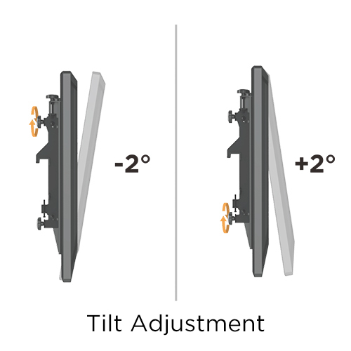 Brateck Video Wall FloorStand 4x4 60x40 50kg/Screen LVS02-446FB