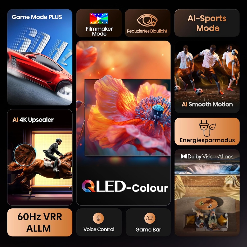 Hisense 65E7Q 65'' 4K Smart QLED TV