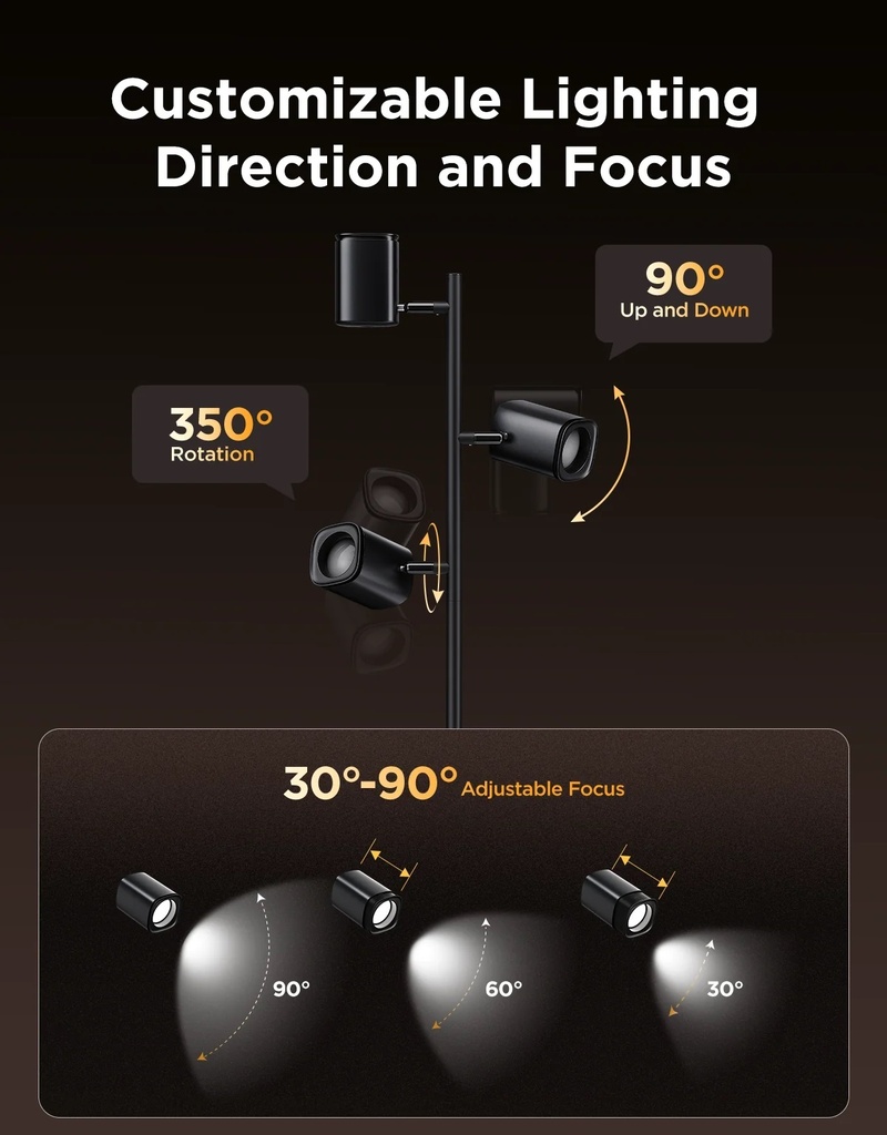 Govee Lamp Floor Smart RGBICWW (Tree Floor Lamp)