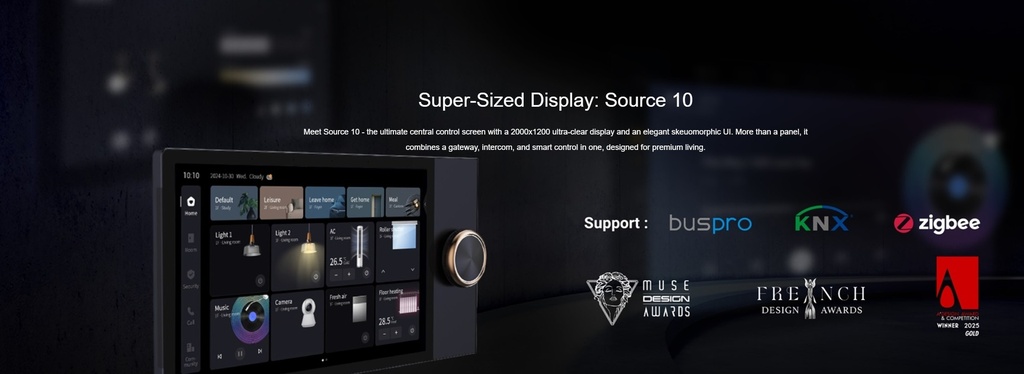 HDL Panel SOURCE 10 Touch Screen Dark Purple