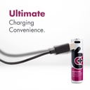 Uniross USB-C Rechargeable 18650 Lithium Battery 2000mah (1pc)