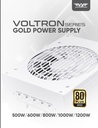 Armaggeddon Gaming PSU 1000W Modular & Certified 80+ VOLTRON GOLD 1000 White