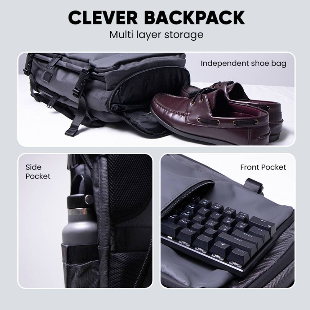 Armaggeddon NOMAD-15 Carbon Splashproof Gaming Bag with Lock & USB-C for up to 16'' Laptops