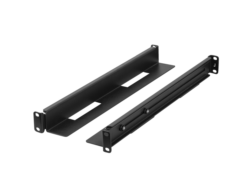 Lanberg Rail Kit Sliding Adjustable 397-680mm for 19" Rack Cabinet 90kg Black