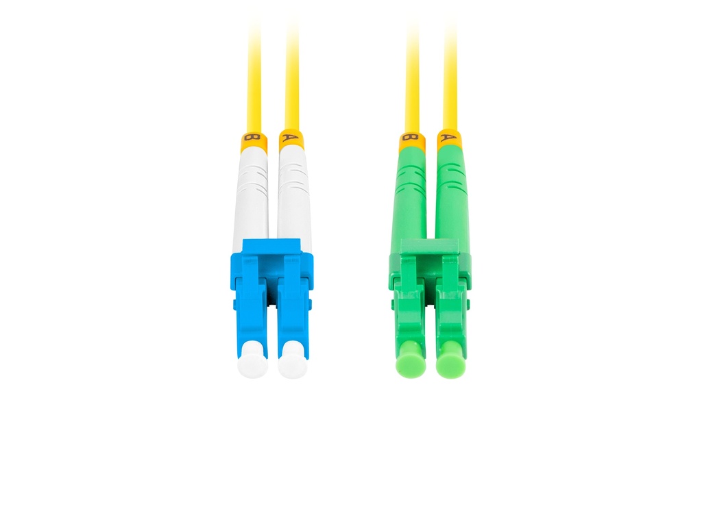 Lanberg Fiber Optic Patch Cord SM LC/APC-LC/UPC Duplex LSZH 2.0m