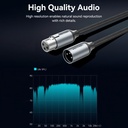 Vention AUDIO XLR M-F Cable Braided-Metal 5.0m BKHHJ
