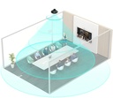 Yealink Conferencing Microphone Wired Ceiling PoE 360° 4m Voice Pickup AI CM20