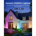 Govee Outdoor Smart Garden Spotlights IP67 RGBICWW H7093311 (2pack)