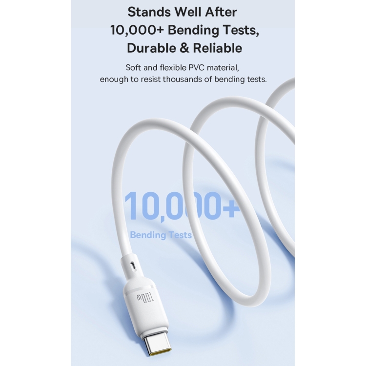 Baseus Cable USB-C to USB-C Silky Series 2.0m 100W Black