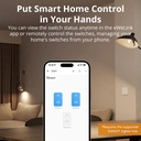 Sonoff Zigbee M5 WiFi Smart Wall Mechanical Switch (No neutral) 1-Button White
