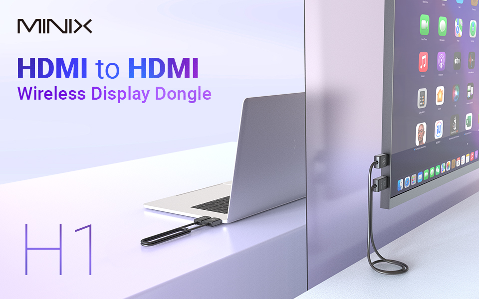 MINIX NEO H1 Wireless Display Adapter HDMI to HDMI 1080p