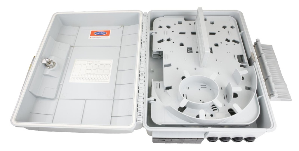 Opton Fiber Distribution Box 4 IN - 24 OUT IP65