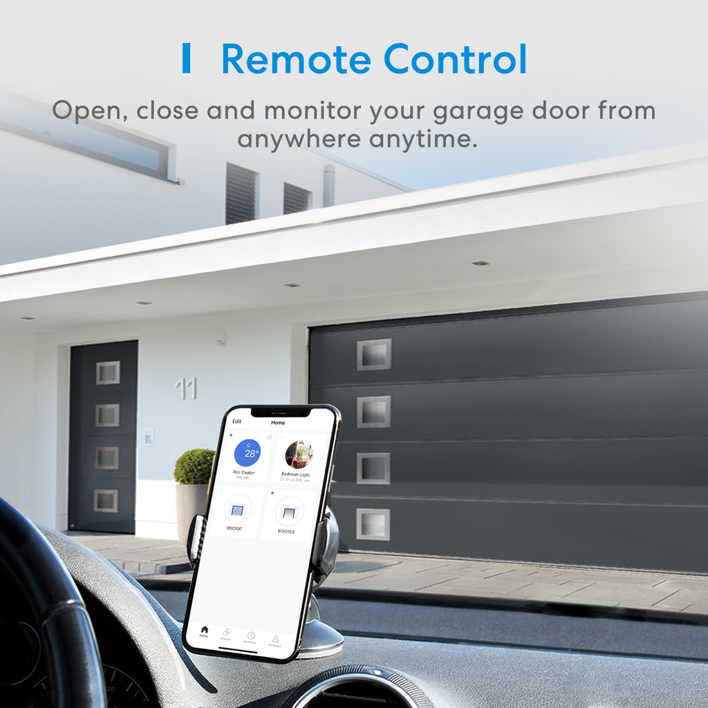Meross Homekit Smart Wi-Fi Garage Door Opener MSG100HK-UK