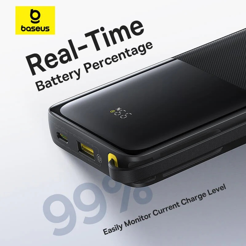 Baseus Powerbank 20W 10000mAh Bipow 2 Black