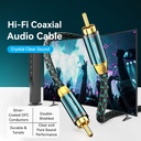 Vention AUDIO Digital Coaxial RCA Cable 5.0m BCTGJ