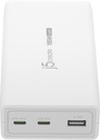 j5create 185W Laptop GaN Charger PD3.1 2xUSB-C/1xUSB-A (UK Plug) JUP37185W